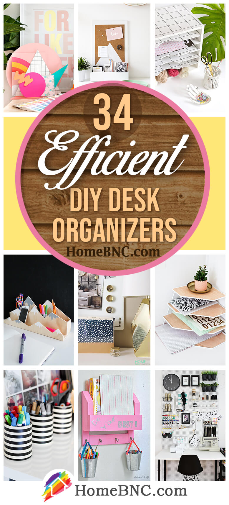 Best DIY Desk Organizer Ideas