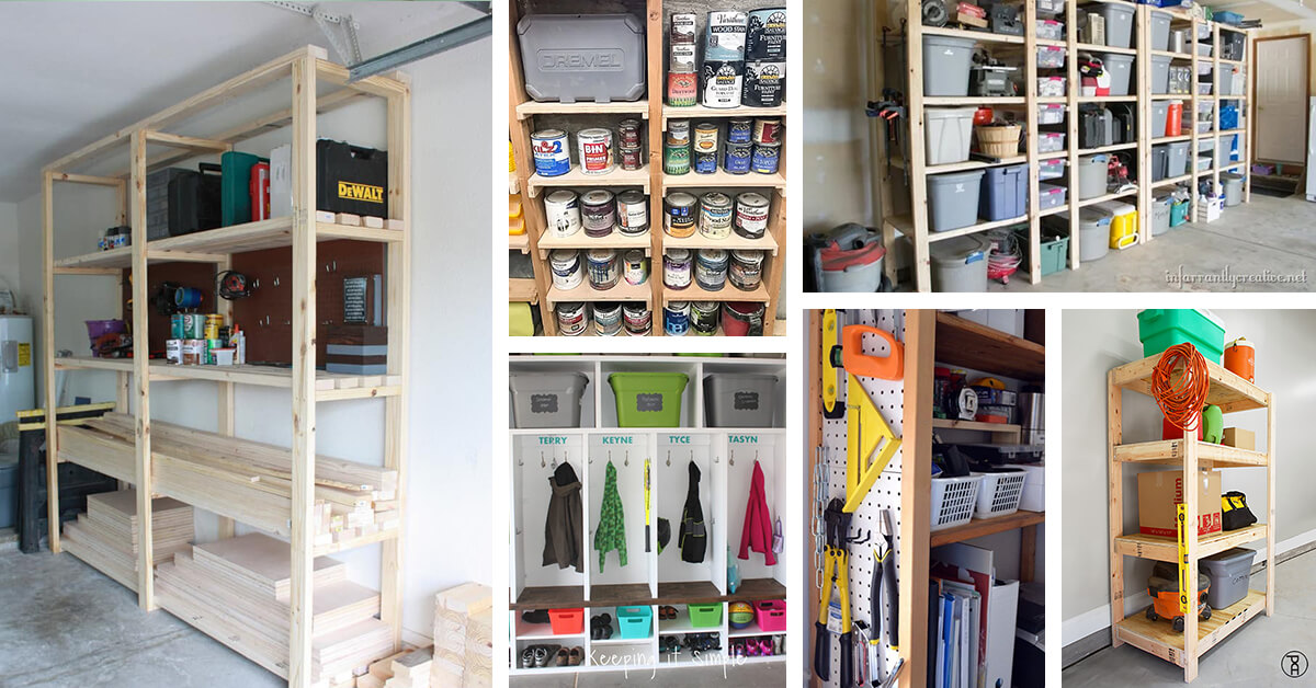 Featured image for “20 DIY Garage Shelves for Better and Cheaper Organizing”