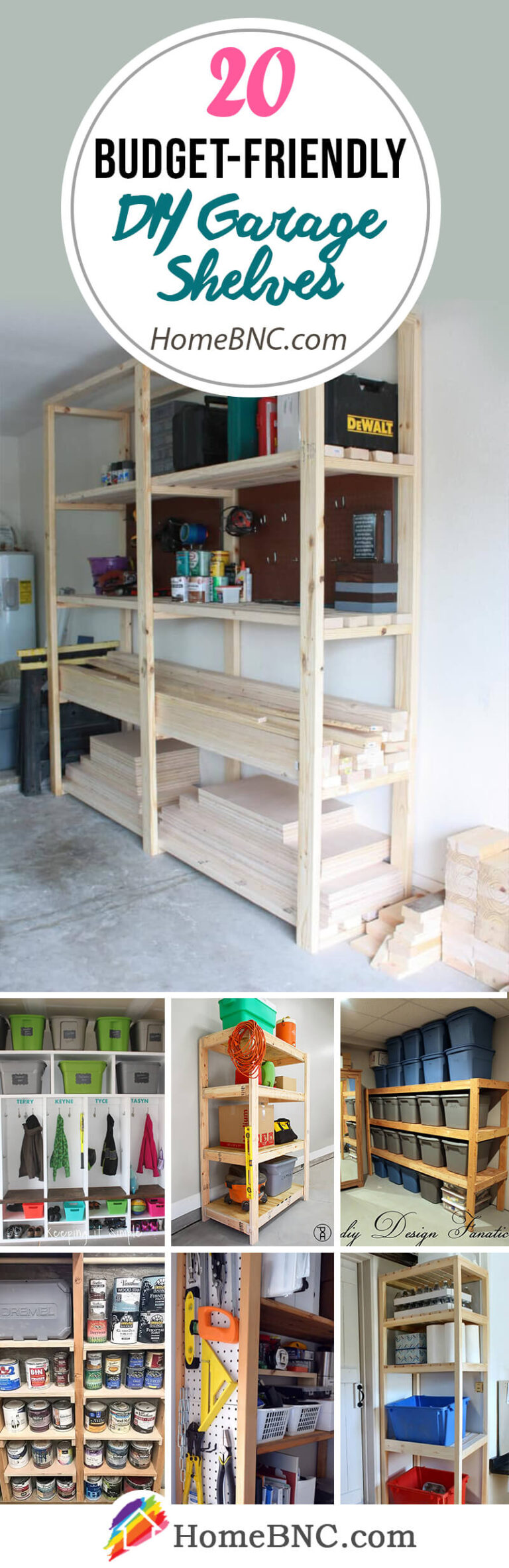 20 Best DIY Garage Shelves for Efficient Organizing in 2023