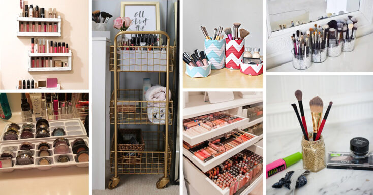 Featured image for 21 DIY Makeup Organizer Ideas to Bring Joy into Your Makeup Routine