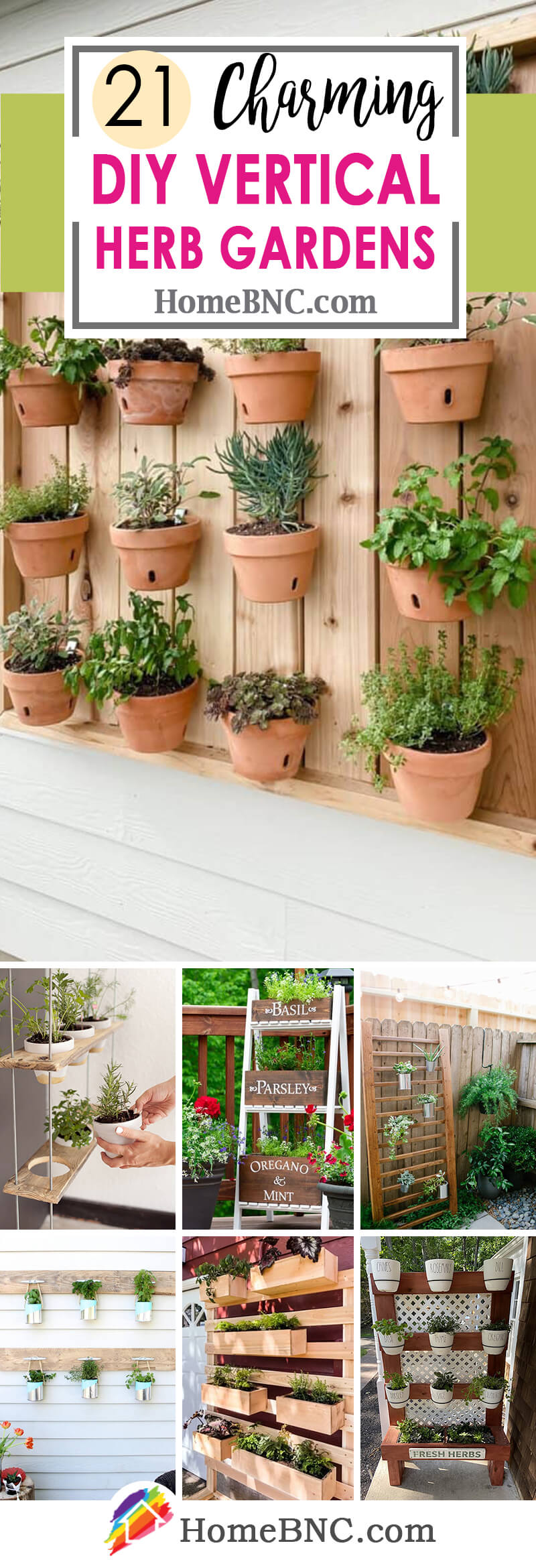 21 Best DIY Vertical Herb Garden Ideas for 2023