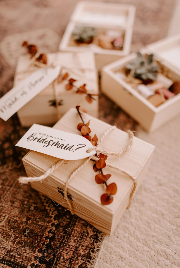 Will You Be My Bridesmaid Wooden Box