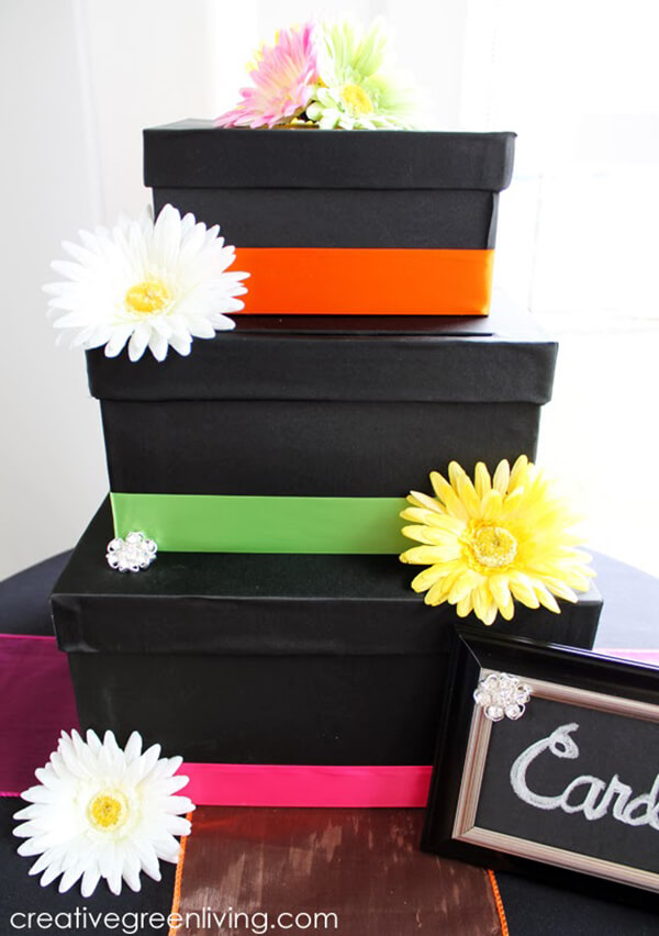 Three Tier Wedding Card Box Design