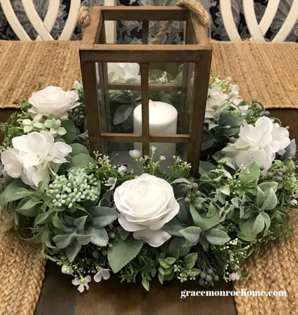 Stunning DIY Lantern Table Centerpiece