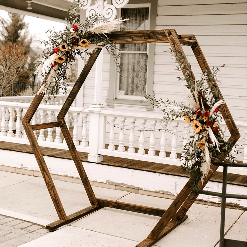 Pallet Wood Hexagon Arbor Plans