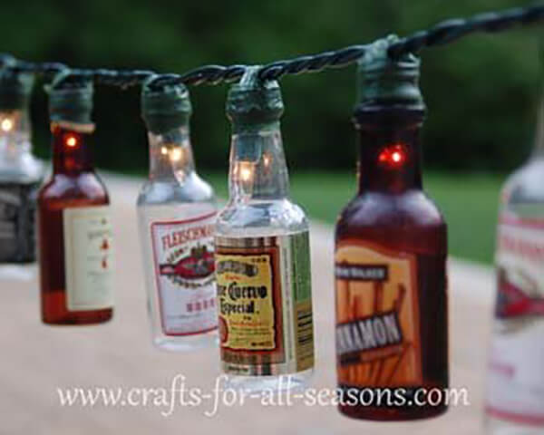 Festive Miniature Bottle Party Lights