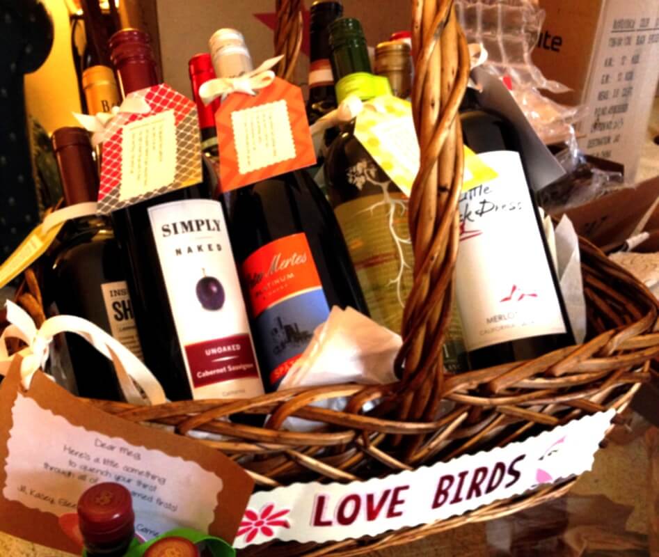 Cool Wedding Gift Wine Basket