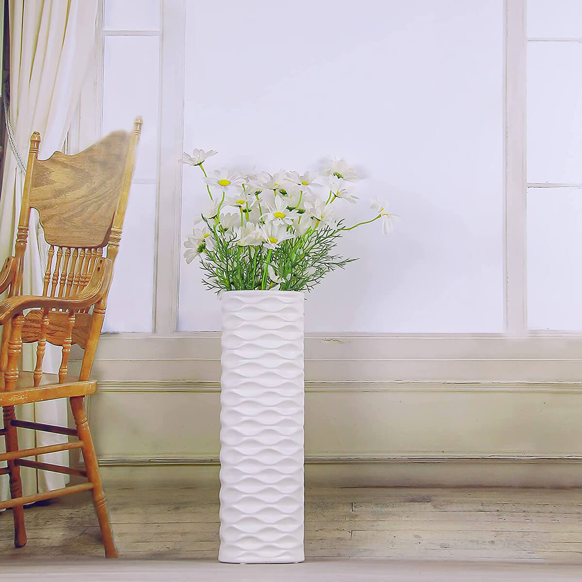 Geometric Oversized Large Floor Vase Ideas