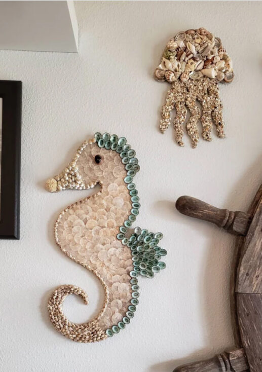 18 Seahorse Wall Art & Coastal Decor Ideas for Your