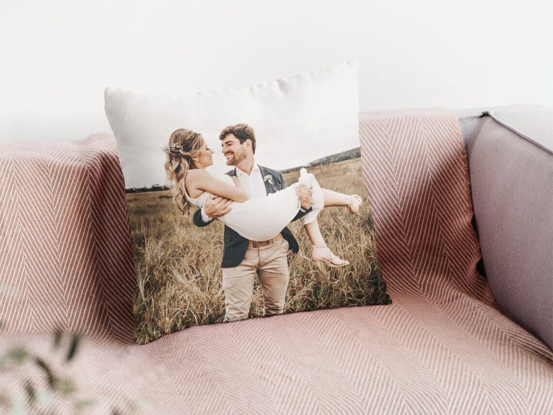 Personalized Photo Throw Pillow Gift