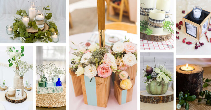 Featured image for 23 DIY Rustic Wedding Centerpiece Ideas for a Shabby Chic Celebration