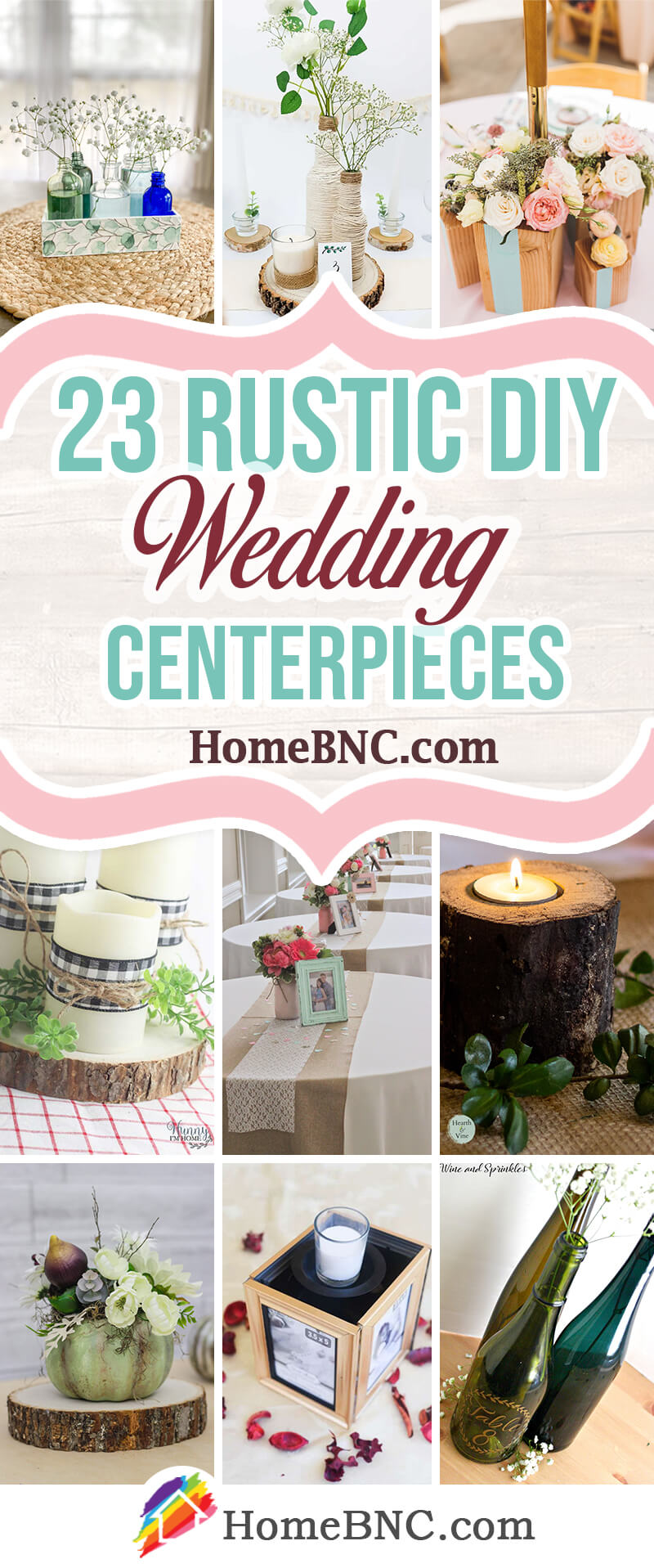 Best DIY Rustic Wedding Centerpieces