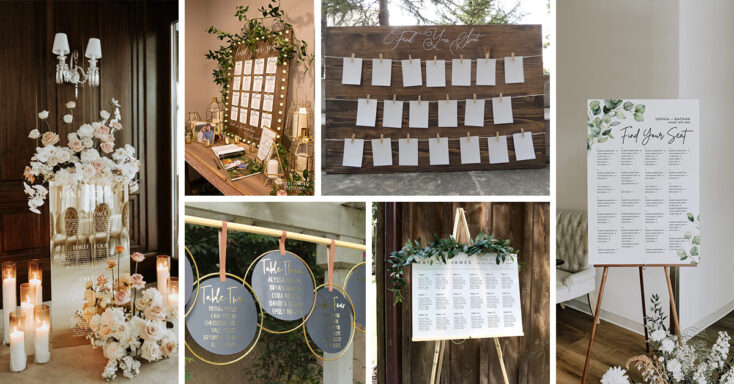 Featured image for 21 Swoon-Worthy DIY Wedding Seating Chart Ideas that Work for Your Dream Wedding