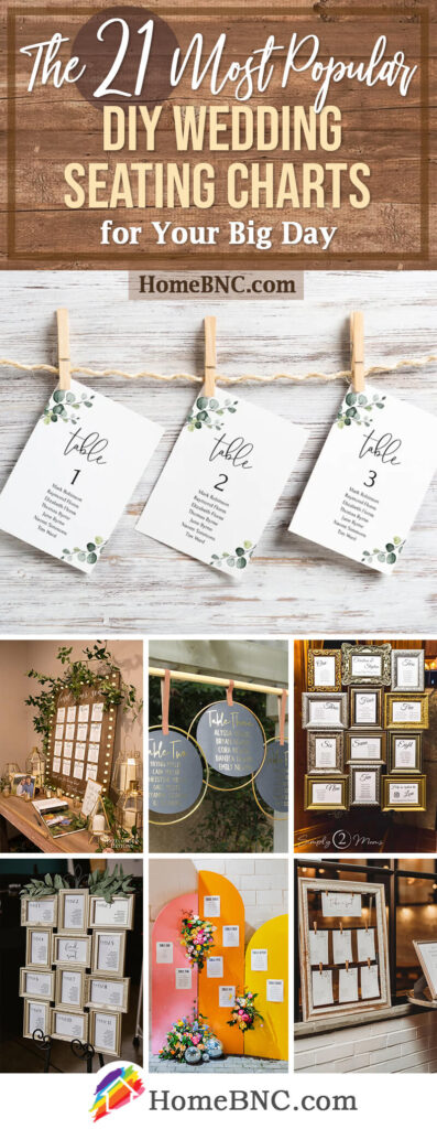 21 Best DIY Wedding Seating Chart Ideas for 2023