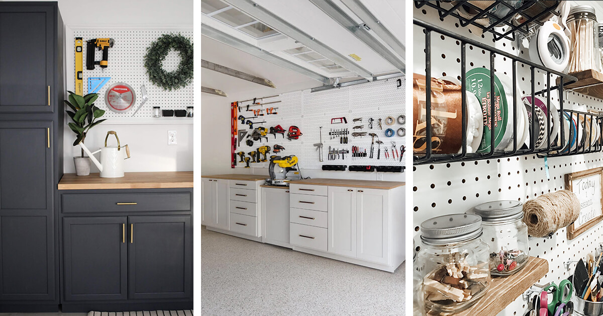 Featured image for “21 Incredible Pegboard Tool Organization Ideas for Neat and Tidy Garage”