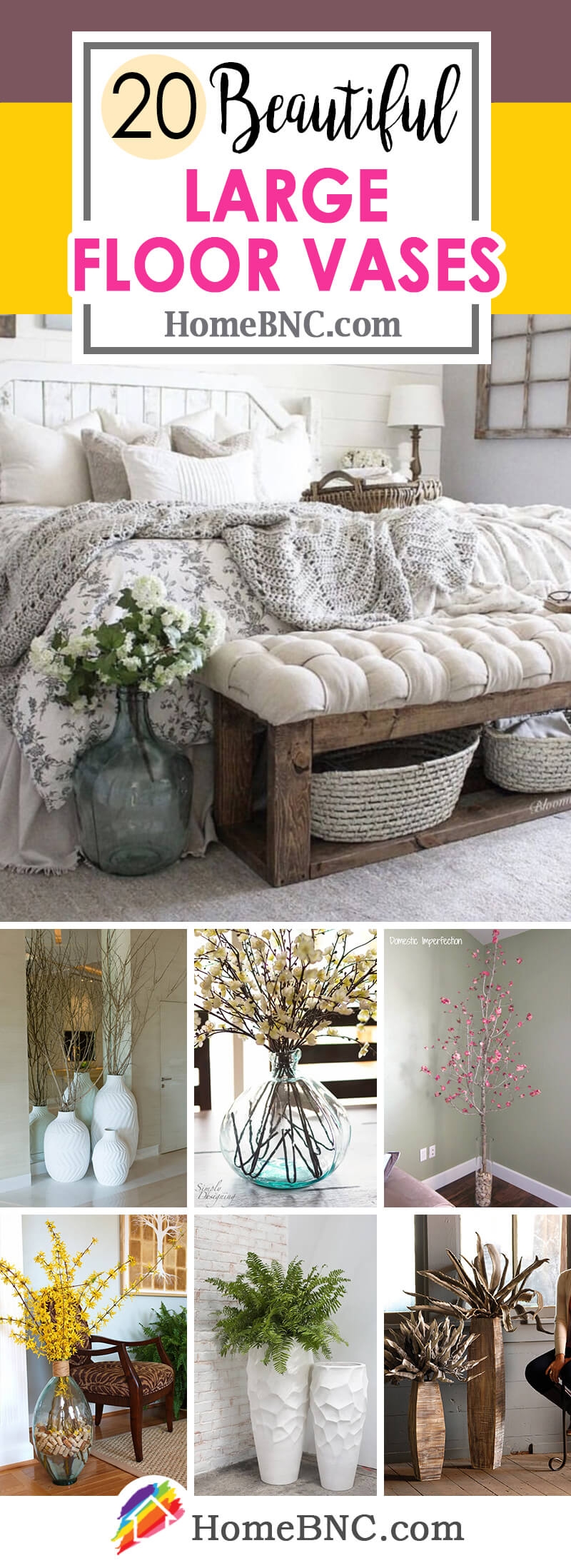 20 Large Floor Vase Decoration Ideas To