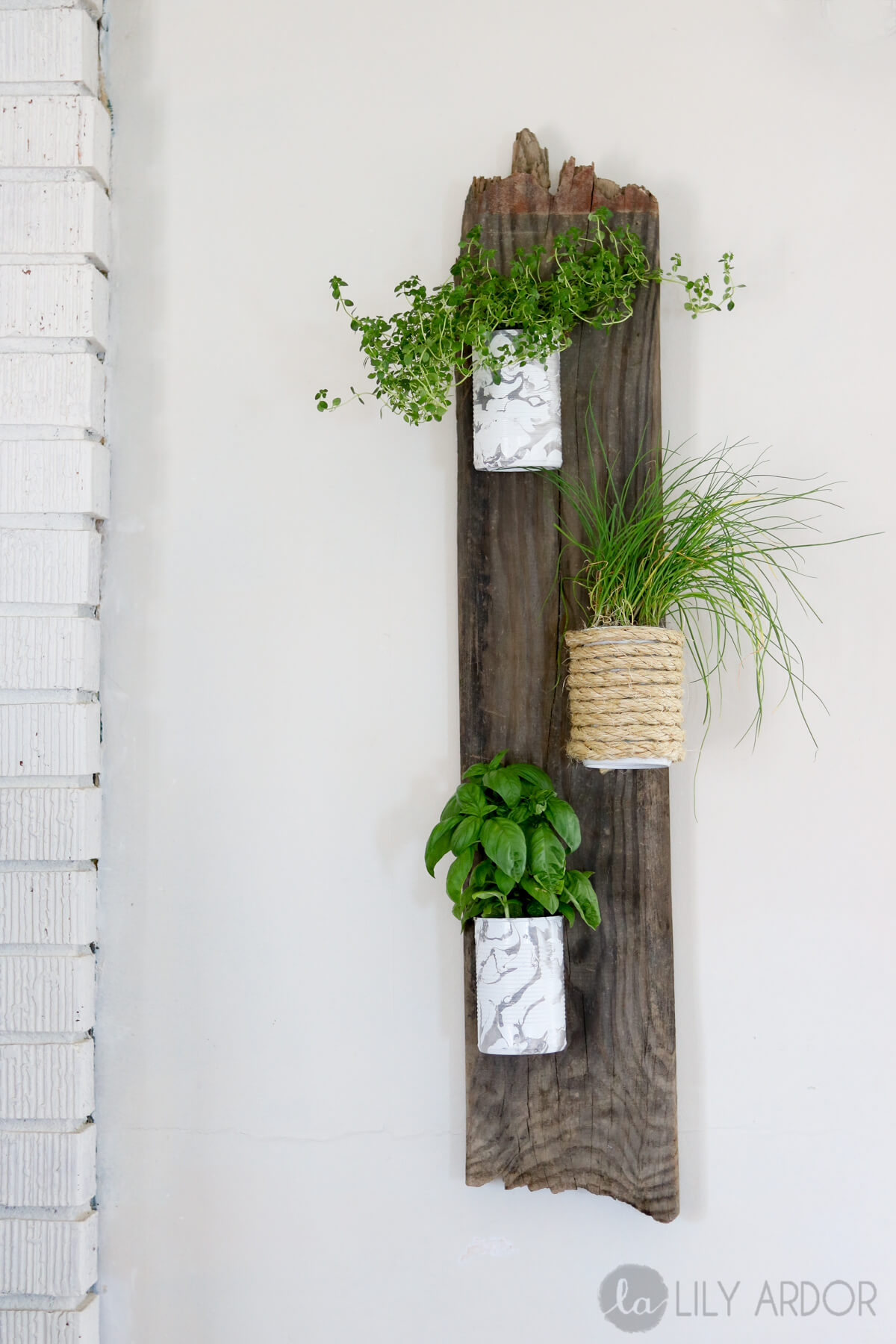 Rustic Herb Wall Hanging Planter
