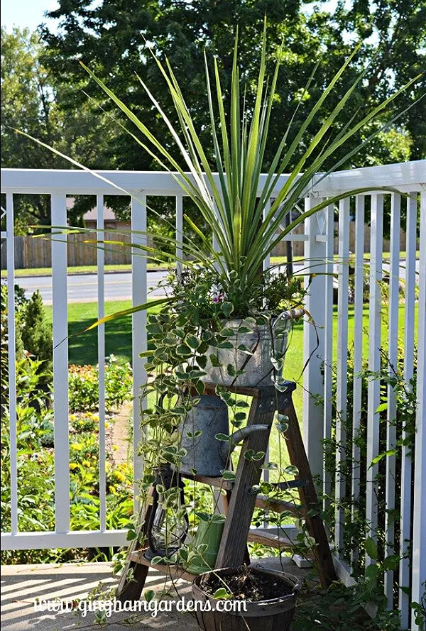 Festive Galvanized Front Porch Planter