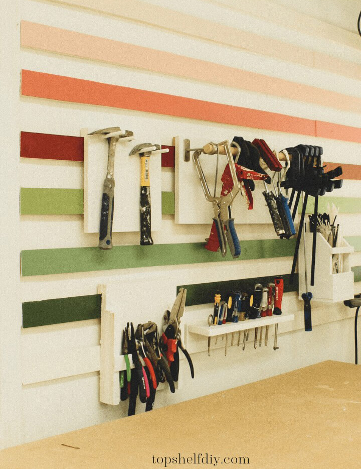 Colorful Ideas to Organize Tools in Your Garage