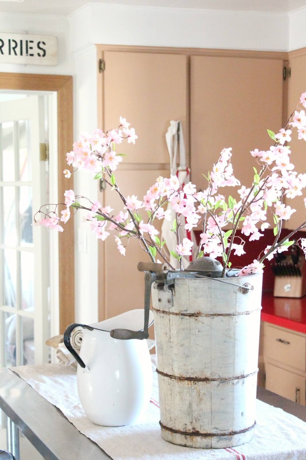 Rural Floral Arrangement Spring Display