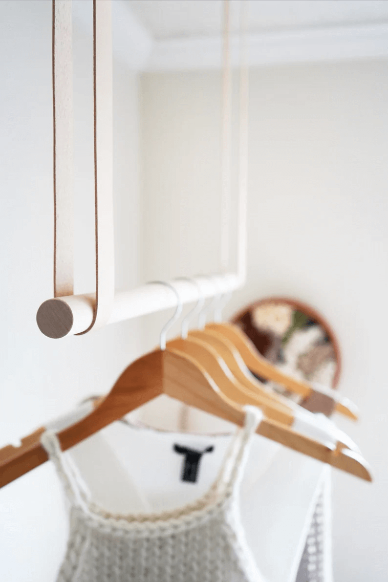 Using Leather Straps as a Drying Rack