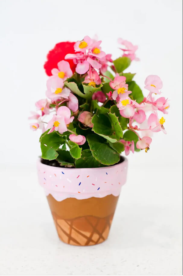 Turning Your Flowerpot into a Waffle Cone