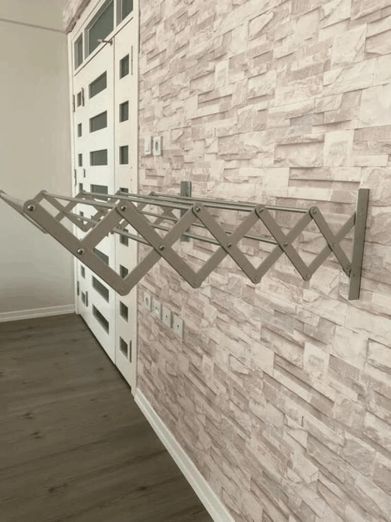 19 Easy DIY Wall Mounted & Pull-Out Drying Racks