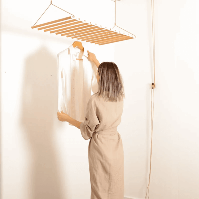 19 Easy DIY Wall Mounted & Pull-Out Drying Racks
