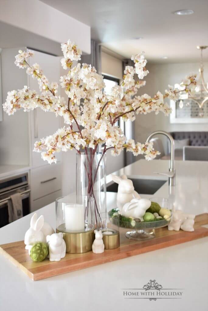Elegant Cherry Blossom Spring Vignette