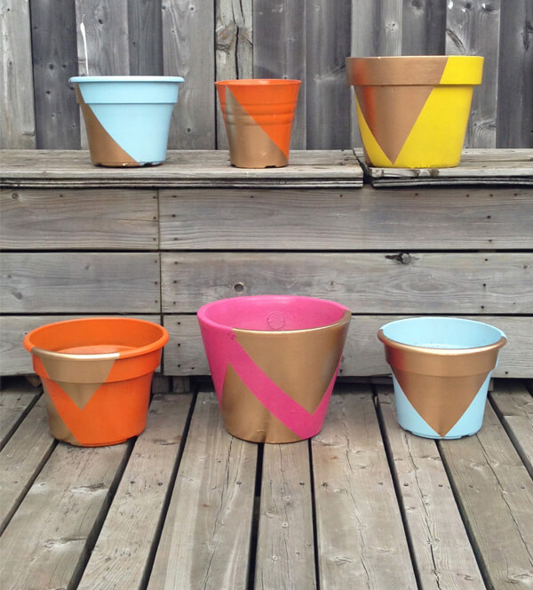 Easy Ways to Refinish Old Flower Pots