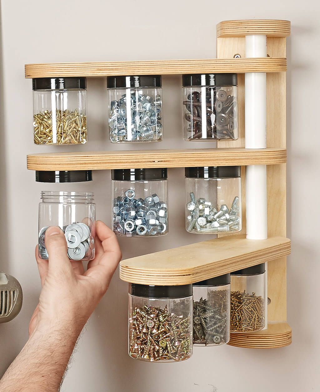 Creative Way to Store Miscellaneous Hardware Fasteners