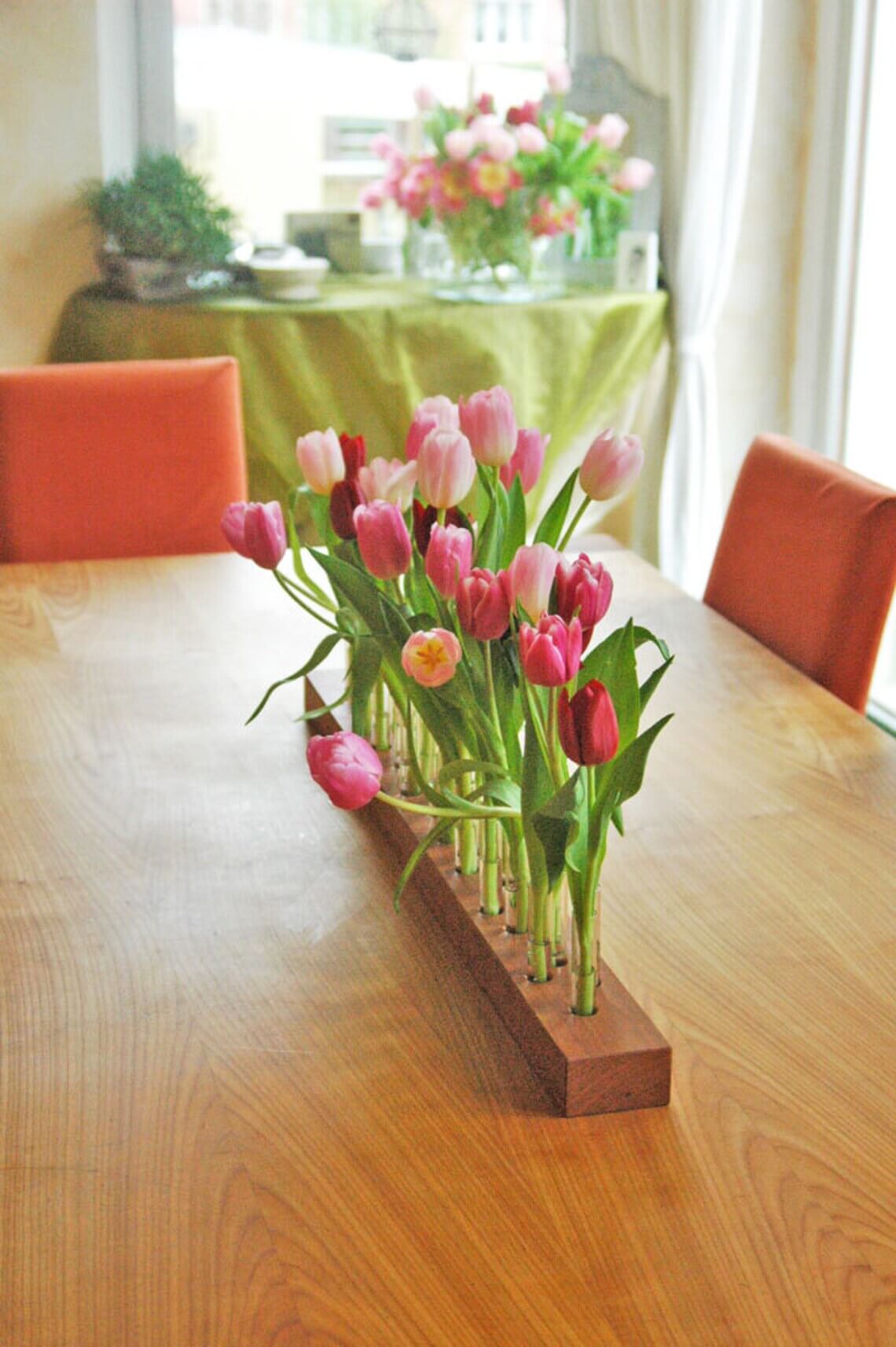 Conversation-Starting Handmade Cherry Wood Vase