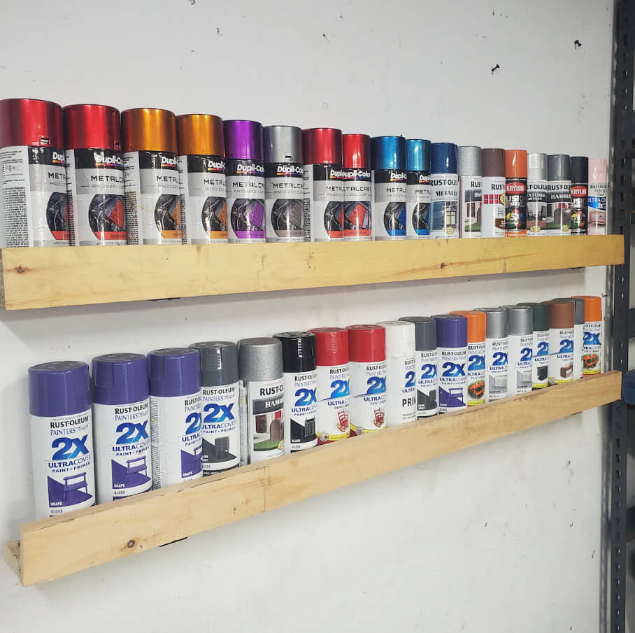 Spray Paint Shelf Bracket Kit