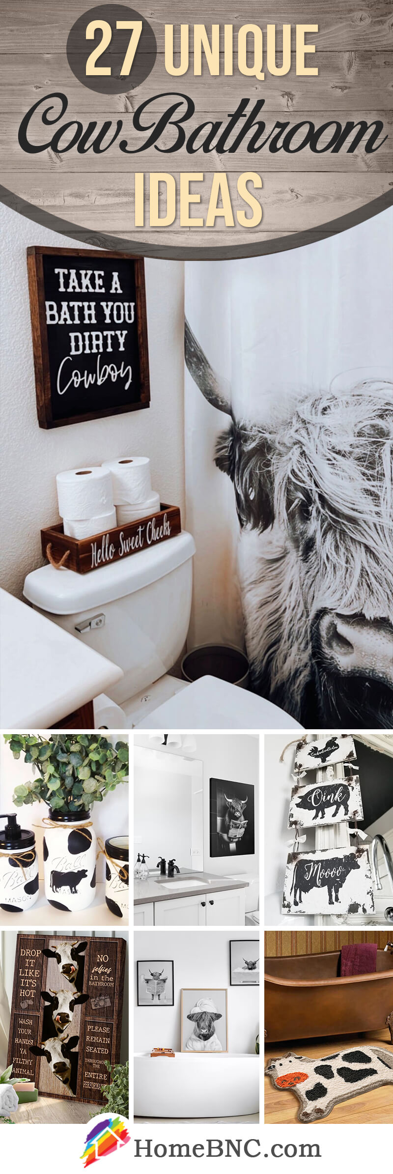 27 Whimsical Cow Bathroom Decor Ideas For 2023   Cow Bathroom Decor Ideas Pinterest Share Homebnc 