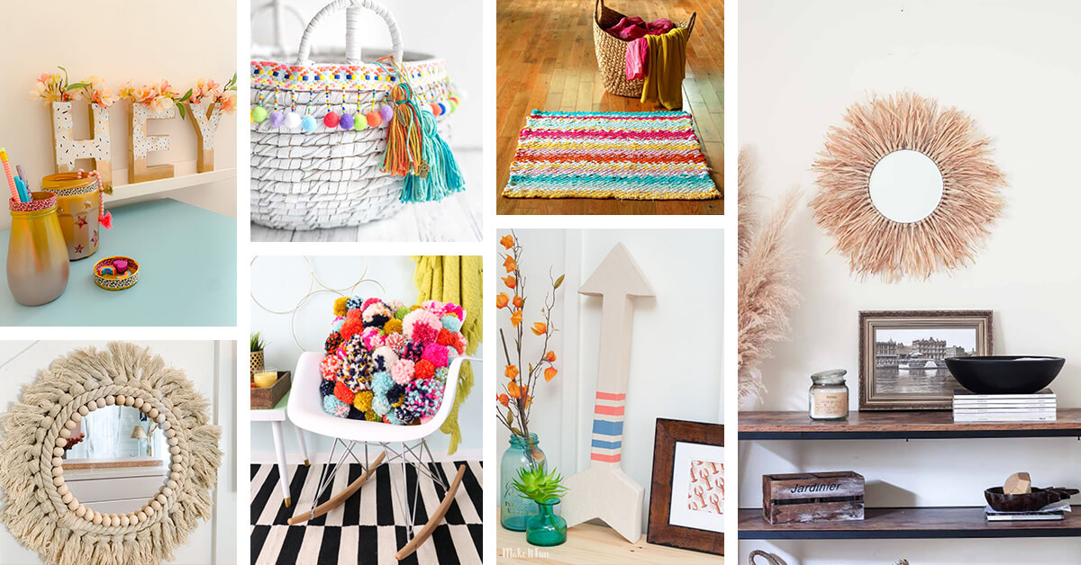 Featured image for “25 Fun DIY Boho Crafts to Naturally Glam up Your Home”
