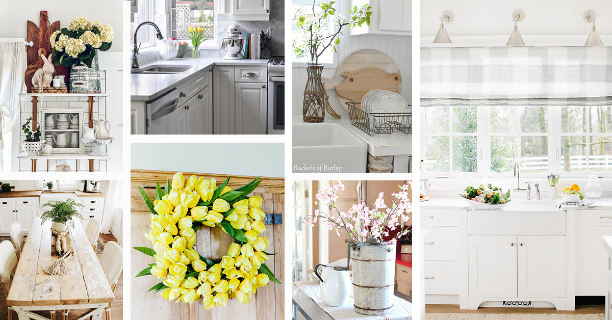 Featured image for “29 Gorgeous Spring Kitchen Decor Ideas to Breathe New Life into the Room”