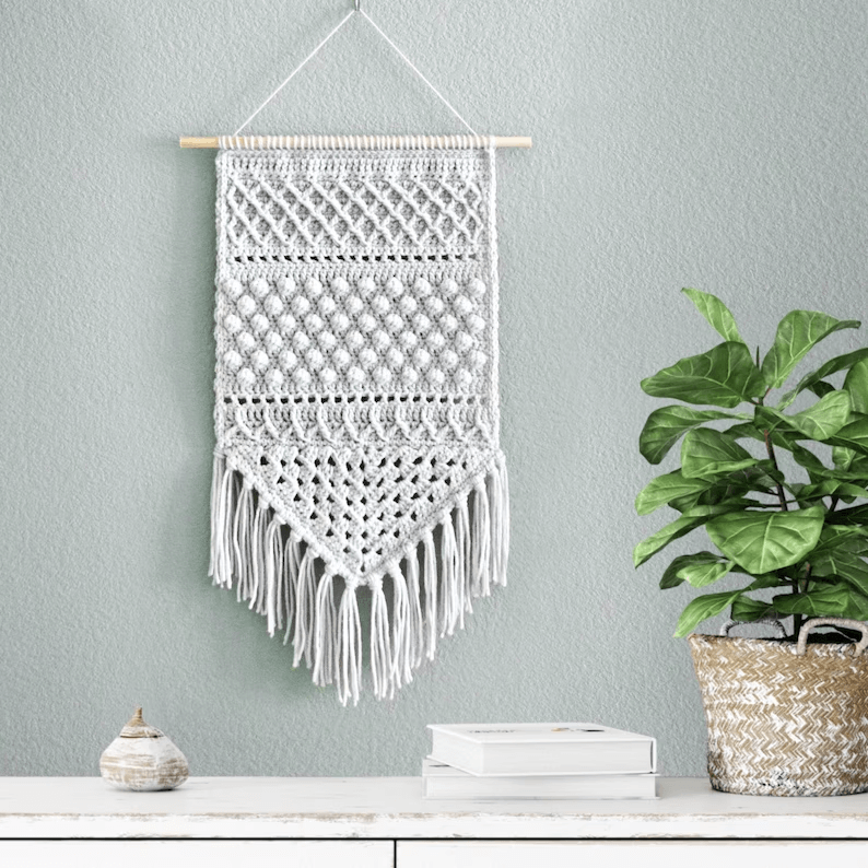 Crocheted Banner Pattern with Video Instructions