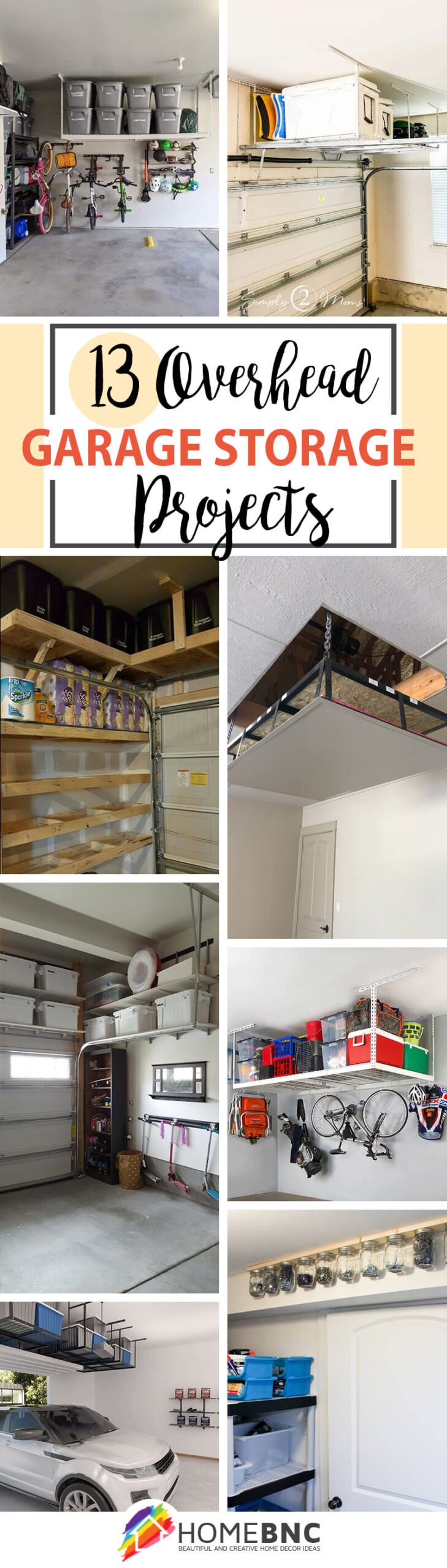 DIY Overhead Garage Storage Ideas