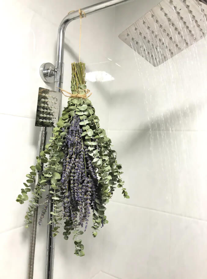 Hanging Preserved Eucalyptus Lavender Aromatherapy